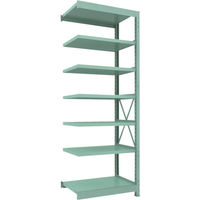 トラスコ中山 TRUSCO 中量ボルト式棚 R3型 W900×D600×H2400 7段 連結 R3-8367B 1台(1個)（直送品）