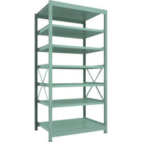 トラスコ中山 TRUSCO 中量ボルト式棚 R3型 W1200×D870×H2400 7段 単体 R3-8497 1台(1個)（直送品）