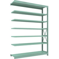 トラスコ中山 TRUSCO 中量ボルト式棚 R3型 W1800×D450×H2400 7段 連結 R3-8657B 1台(1個)（直送品）