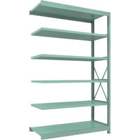 トラスコ中山 TRUSCO R3型中量棚 1500X600XH2400 6段 連結 R3-8566B 1台(1個) 504-8915（直送品）