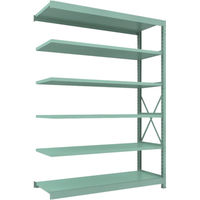 トラスコ中山 TRUSCO R3型中量棚 1800X600XH2400 6段 連結 R3-8666B 1台(1個) 504-8923（直送品）