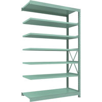 トラスコ中山 TRUSCO 中量ボルト式棚 R3型 W1500×D600×H2400 7段 連結 R3-8567B 1台(1個)（直送品）
