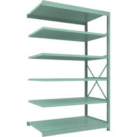 トラスコ中山 TRUSCO R3型中量棚 1500X900XH2400 6段 連結 R3-8596B 1台(1個) 504-8991（直送品）