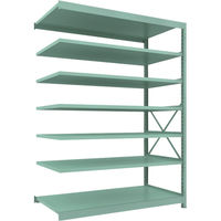 トラスコ中山 TRUSCO 中量ボルト式棚 R3型 W1800×D870×H2400 7段 連結 R3-8697B 1台(1個)（直送品）