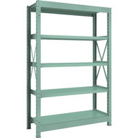 トラスコ中山 TRUSCO 中量ボルト式棚 R3型 W1200×D450×H1800 5段 単体 R3-6455 1台(1個)（直送品）