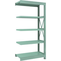 トラスコ中山 TRUSCO 中量ボルト式棚 R3型 W900×D450×H1800 5段 連結 R3-6355B 1台(1個)（直送品）