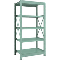 トラスコ中山 TRUSCO 中量ボルト式棚 R3型 W900×D600×H1800 5段 単体 R3-6365 1台(1個)（直送品）