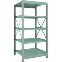 トラスコ中山 TRUSCO 中量ボルト式棚 R3型 W900×D870×H1800 5段 単体 R3-6395 1台(1個)（直送品）