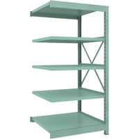 トラスコ中山 TRUSCO 中量ボルト式棚 R3型 W900×D870×H1800 5段 連結 R3-6395B 1台(1個)（直送品）
