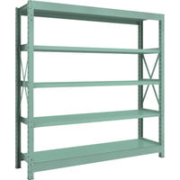 トラスコ中山 TRUSCO 中量ボルト式棚 R3型 W1800×D450×H1800 5段 単体 R3-6655 1台(1個)（直送品）