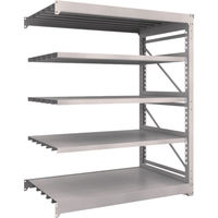 TRUSCO スチール製重量ボルト式棚 M10型 W1500×D900×H1815 5段 連結 ネオグレー M10-6595B NG（直送品）