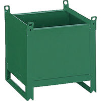 トラスコ中山 TRUSCO ミニカーゴ 鉄板張型 600X600XH600 VJ-603 1台 516-8759（直送品）