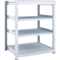 TRUSCO TUG型中量ボルトレス棚 300kg 単体型 1555×926×H1200 4段 TUG300-45Z-4 1台(1個)（直送品）