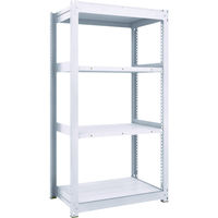 トラスコ中山 TRUSCO TUG型中量棚450kg 単体 1255X626XH1800 4段 TUG450-64L-4 1台(1個)（直送品）