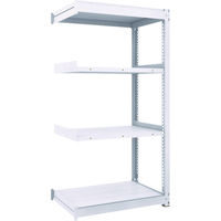 トラスコ中山 TRUSCO TUG型中量棚450kg 連結 1200X626XH1800 4段 TUG450-64L-4B 1台(1個)（直送品）