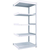 トラスコ中山 TRUSCO TUG型中量棚450kg 連結 1800X476XH2100 5段 TUG450-76S-5B 1台(1個)（直送品）