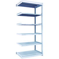 TRUSCO TUG型軽中量ボルトレス棚 200kg 連結型 940×624×H2100 6段 TUG200-73L-6B 1台(1個)（直送品）
