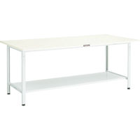 TRUSCO 軽荷重作業台(300kg)AE型 1800X750XH740 下棚2枚付 ダークグレー色 AE-1800LT2 DG 1台（直送品）