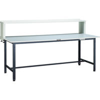 TRUSCO 軽荷重作業台(300kg)AE型 900X600XH1044(全高) 上棚付 ヤンググリーン色 RAE-0960YURB YG（直送品）