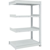 トラスコ中山 TRUSCO TUG型中量ボルトレス棚 600kg 連結型 1800×476×H1500 4段 TUG600-56S-4B 1台(1個)（直送品）