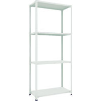 トラスコ中山 TRUSCO 軽量150型中棚ボルトレス棚 W900XD600XH2100 4段 TLA73L-14 1台(1個)（直送品）