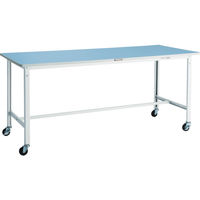 TRUSCO 軽荷重作業台(125kg)BE型 1500X600XH809 φ75キャスター付 ダークグレー色 BER-1560C75 1台（直送品）