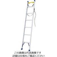 長谷川工業 ハセガワ 電柱昇降用1連はしご 2.45m 安全ベルト、バンド付