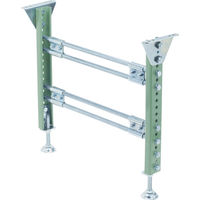 トラスコ中山 TRUSCO ローラーコンベヤ用支持脚 W600 H600 VR38用 VR-K-600-600-38 1台 855-5555（直送品）