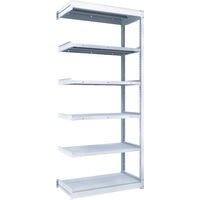 TRUSCO TUG型軽中量ボルトレス棚 200kg 連結型 940×474×H2100 6段 TUG200-73S-6B 1台(1個)（直送品）