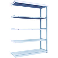 トラスコ中山 TRUSCO TUG型軽中量棚200kg連結 1540X474XH2100 5段 TUG200-75S-5B 1台(1個)（直送品）