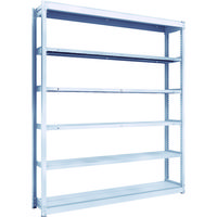 TRUSCO TUG型軽中量ボルトレス棚 200kg 単体型 1840×324×H2100 6段 TUG200-76K-6 1台(1個)（直送品）