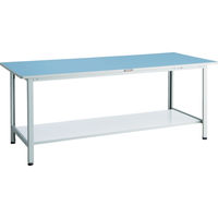 TRUSCO 軽荷重作業台(180kg)BO型 1800X750XH740 下棚2枚付 ホワイト色 BOR-1875LT2 1台（直送品）