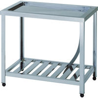 東製作所 アズマ 水切台ホース付スノコ板付 900×600×800 HTM-900 1台 455-2245（直送品）