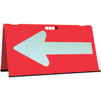 萩原工業 萩原 標示スタンド 方向指示板矢印反射タイプ ABSー1 1台 464-1841（直送品）