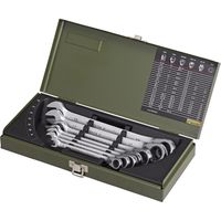 キソパワーツール マイクロスピーダーコンビレンチ(固定式)セット7本 82152 1セット（直送品）