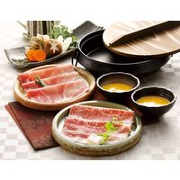 サニーフーズ 黒毛和牛と黒豚のすきやき肉 SA-204 1セット（直送品）