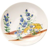 ブルーム 美濃焼 林民和ひなたの森小皿/きつね・椿/small dish/9.5×1.5cm/日本 16615 1セット（10枚：5枚入×2箱）（直送品）