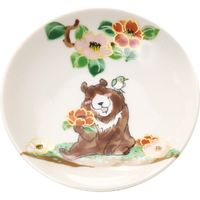 ブルーム 美濃焼 林民和ひなたの森小皿/くま・椿/small dish/9.5×1.5cm/日本 16614 1セット（10枚：5枚入×2箱）（直送品）