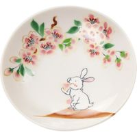ブルーム 美濃焼 林民和ひなたの森小皿/うさぎ・桜/small dish/9.5×1.5cm/日本 16616 1セット（10枚：5枚入×2箱）（直送品）