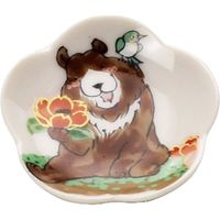 ブルーム 美濃焼 林民和ひなたの森花型箸置/くま・椿/flowerchopstickrest/5×1cm 16619 1セット（15個：5個入×3箱）（直送品）