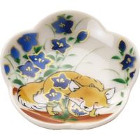 ブルーム 美濃焼 林民和ひなたの森花型箸置/きつね・桔梗/flowerchopstickrest 16620 1セット（15個：5個入×3箱）（直送品）