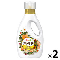 【数量限定】ボールドジェル ホワイトフラワー＆アプリコットの香り 本体 750g 1セット（2個入） 洗濯洗剤 P＆G