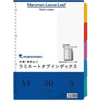 マルマン ラミネートタブインデックス A4 10冊 LT4005（10）（直送品）