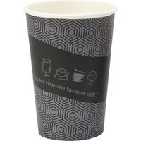 サンナップ 厚紙カップタッセドカフェ 400mL 50個×20P AC4050TEC（直送品）