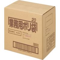 日本サニパック ポリゴミ袋 透明 20L 10枚 60組 N-23-60（直送品）