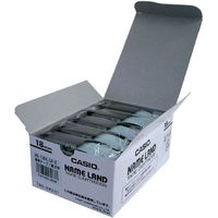 カシオ計算機 ネームランド ラベルライターテープ 透明に黒文字 18mm 1セット（5個×4） XR-18X-20P-E（直送品）