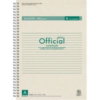 日本ノート リングノート A4 A罫5冊 FSWE104A（5）（直送品）