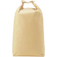 【袋・包装資材（米袋）】マルタカ KH-0800 紐付クラフト 無地 窓無 2kg 1梱包（100枚入）（直送品）