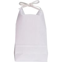 【袋・包装資材（米袋）】マルタカ KH-0851 紐付白クラフト 無地 窓無 1kg 1梱包（100枚入）（直送品）