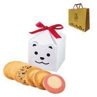 ステラおばさんのクッキー カントリーベアテントボックス（白） 6枚　1個 アントステラ　紙袋付　手土産　ギフト　母の日　父の日　敬老の日